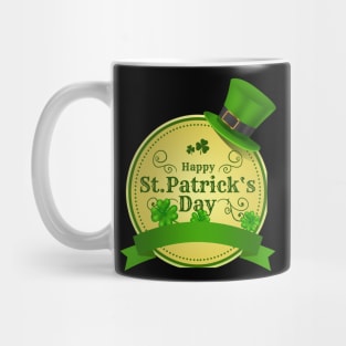 circular streamer patricks day Mug